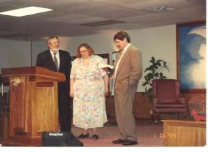 last chruch service before they left in Jan 1994 c